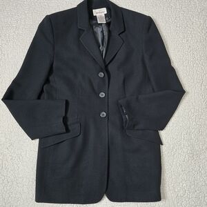 Vintage Worthington Classic Black Blazer/Suit Jacket Size 10